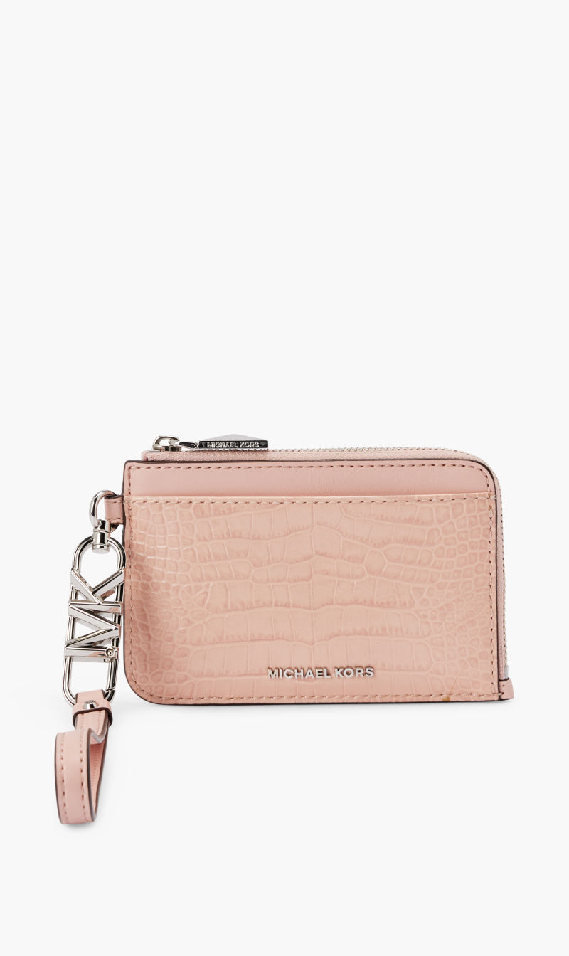 

Michael Kors Pink Empire Sm Hlf Zip Conv Card Case for Women | The Deal Outlet