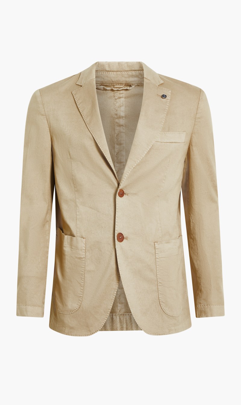 

Hackett London Beige Stretch Pima Cott Gmd for Men | The Deal Outlet