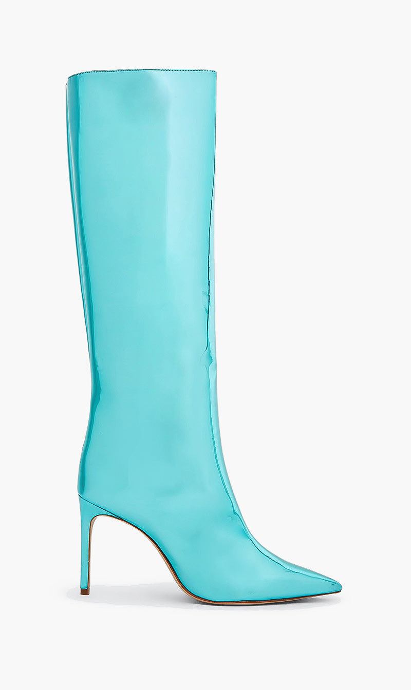 

Schutz Blue Boot for Women | The Deal Outlet