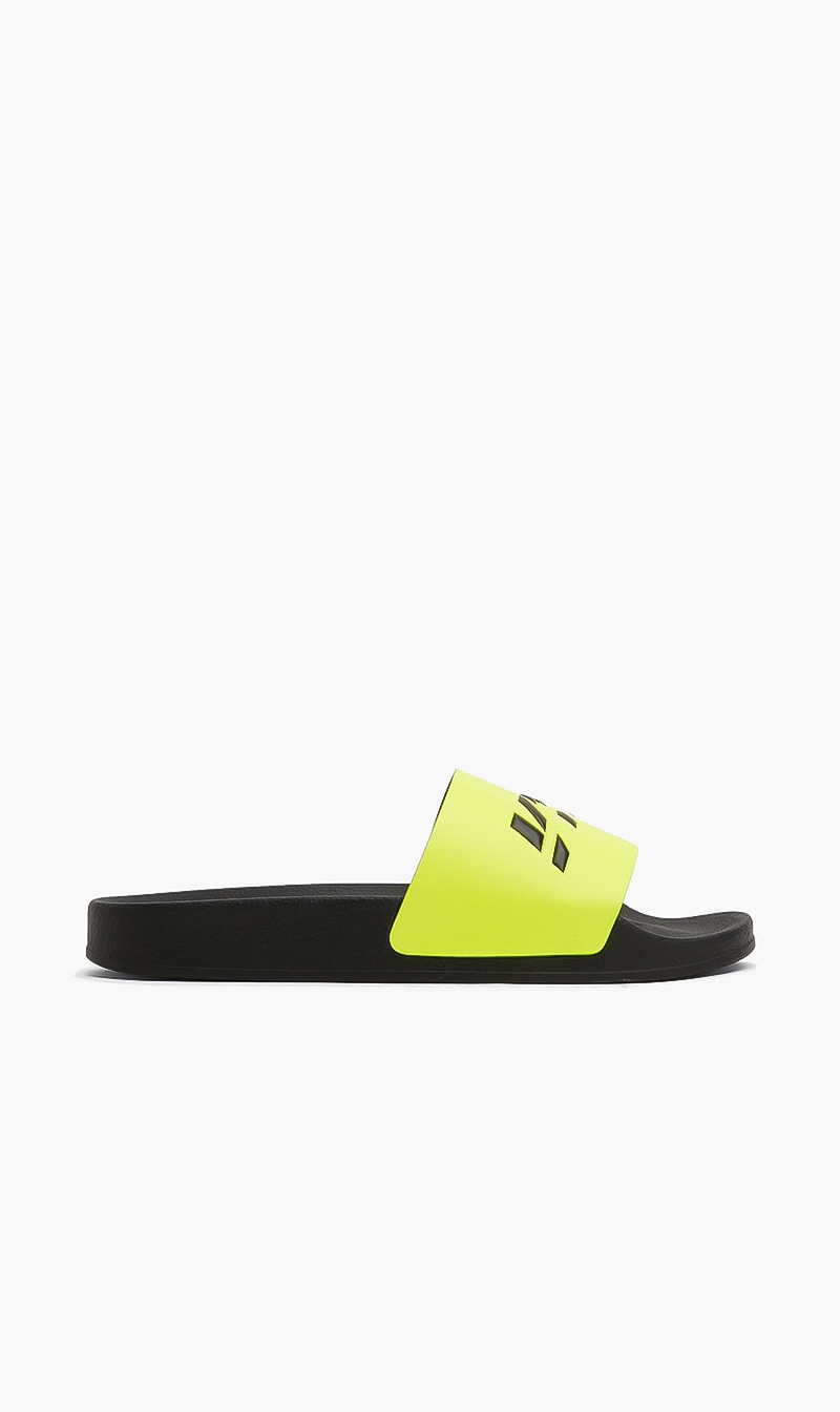 

Vtmnts Green Slip On Slides for Men | The Deal Outlet