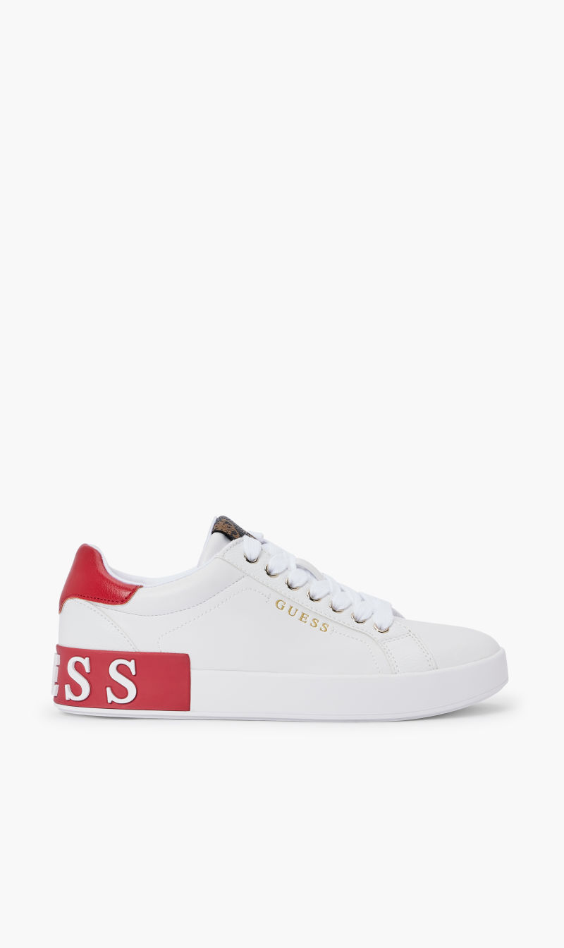 

Corlan Logo Tape Sneakers, White