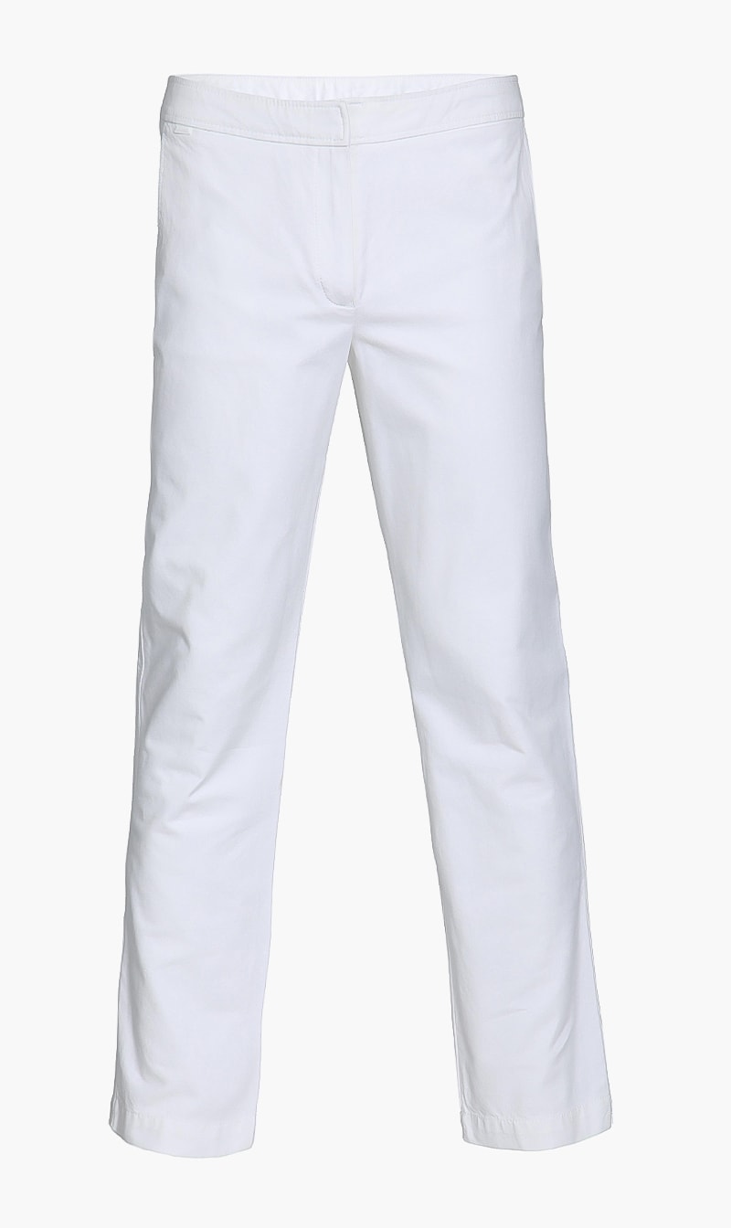 

Plain Casual Pants, White