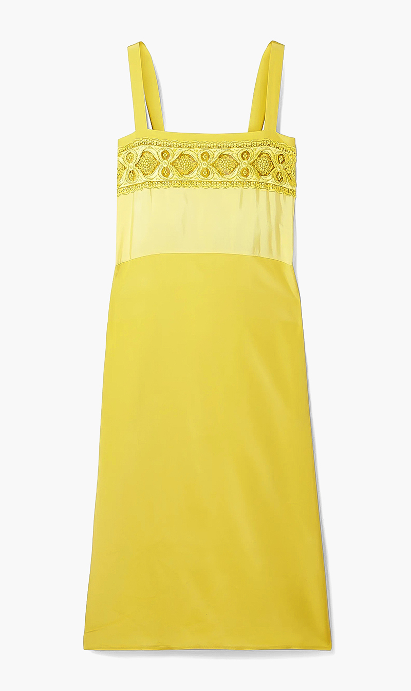 

Shift Style Midi Dress, Yellow