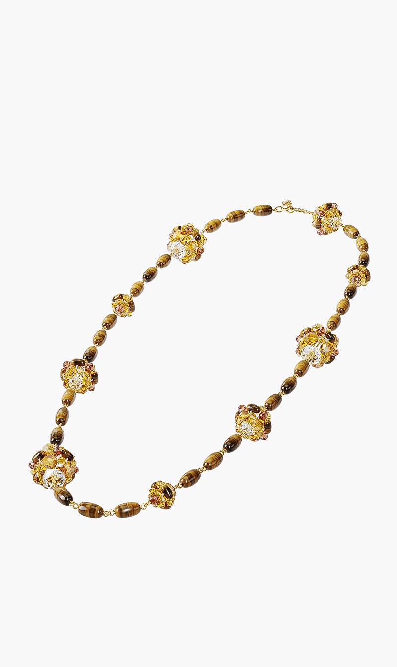 

Swarovski Somnia Necklace, Brown, Gold-tone Plated