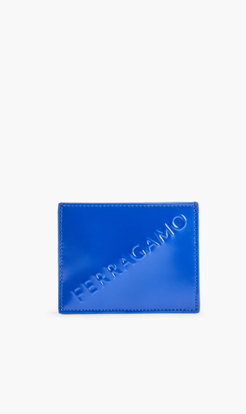 

Salvatore Ferragamo Blue Embossed Fer for Men | The Deal Outlet