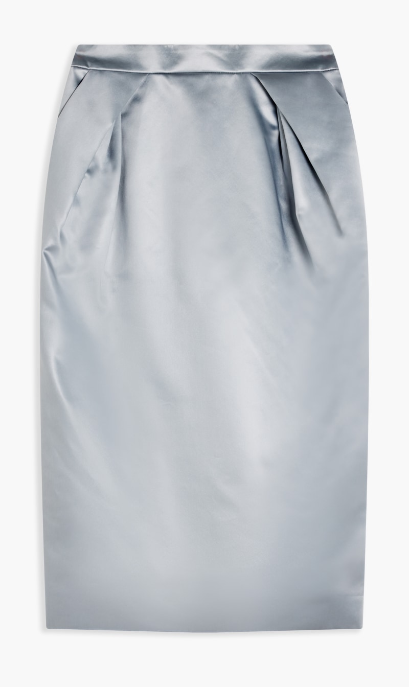 

Maison Margiela Blue Avp Light Blue Midi Skirt for Women | The Deal Outlet