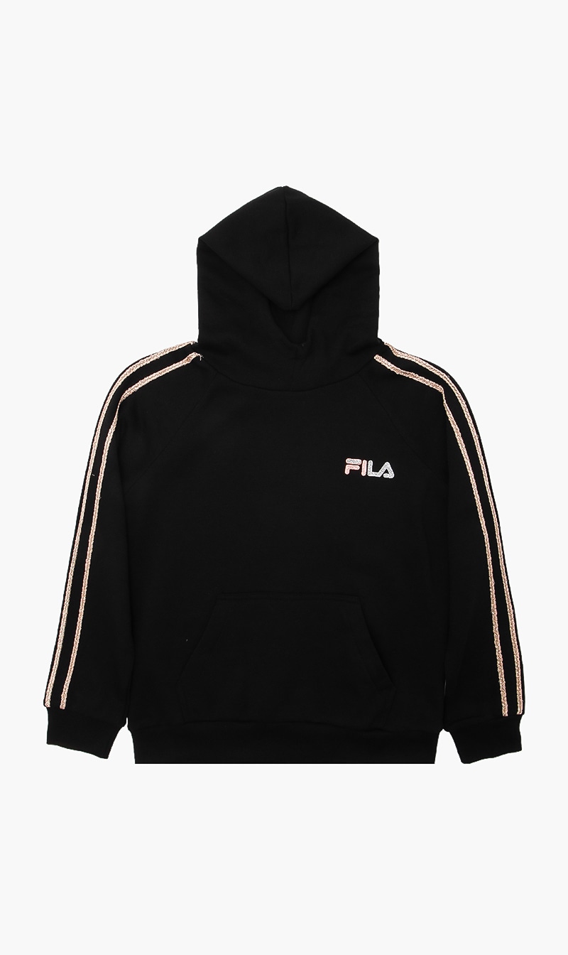 

Hoodie With Gold Trimming, Black