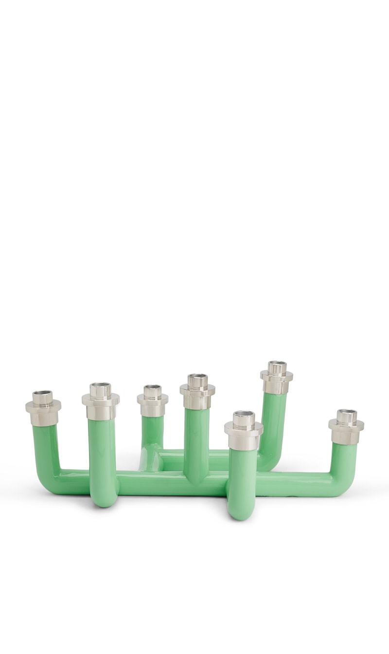 

Jonathan Adler Jnr Pompidou Candelabra - Celadon | The Deal Outlet