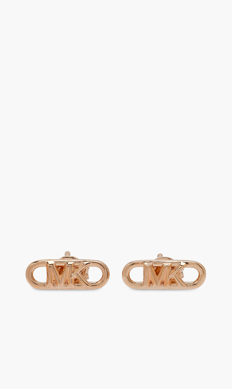 

Michael Kors Gold Empire Link Stud Earring Sterling for Women | The Deal Outlet