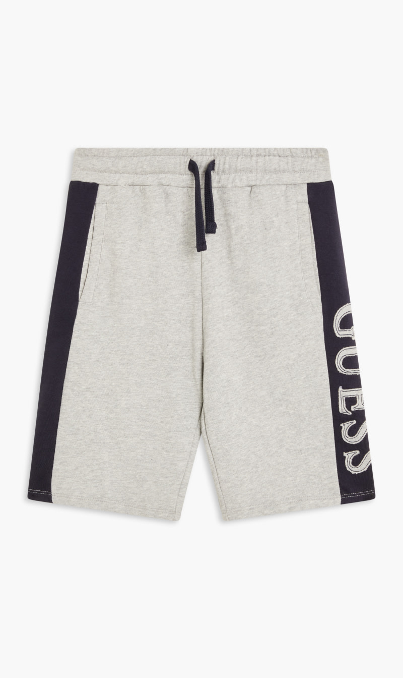 

Guess Grey Active Shorts W Log - Ic2 French Terry 290gsm for Kids | The Deal Outlet