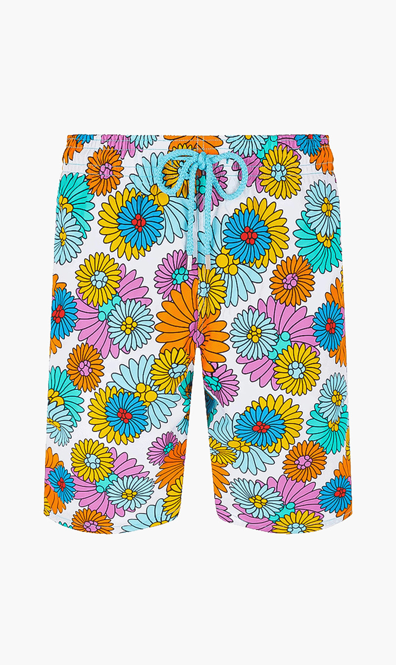 

Vilebrequin White Floral Printed Shorts for Men | The Deal Outlet