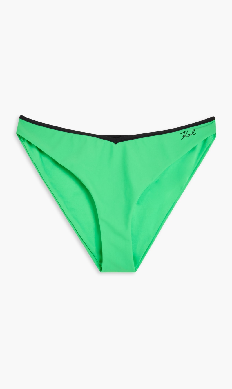 

Karl Lagerfeld Green Dna Binding Bottoms for Women | The Deal Outlet