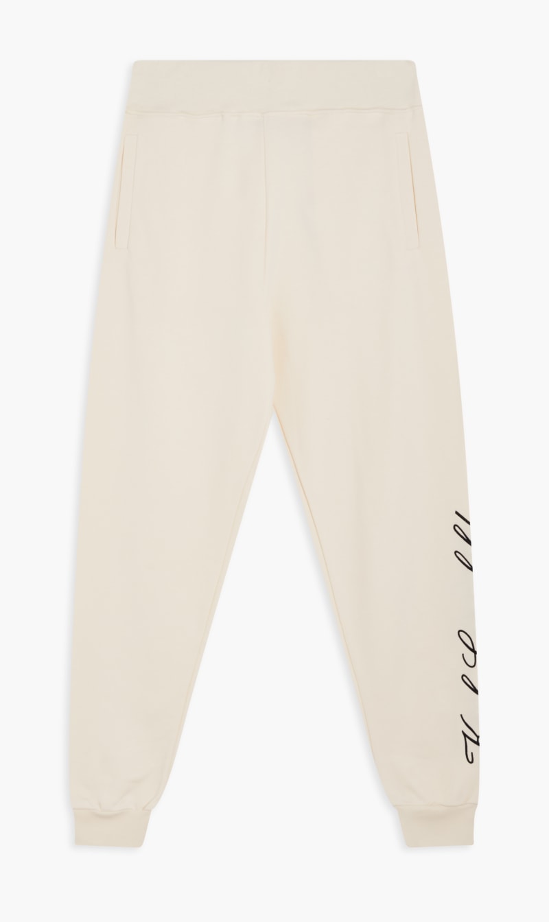 

Karl Lagerfeld White Hotel Theme Sweatpants for Women | The Deal Outlet