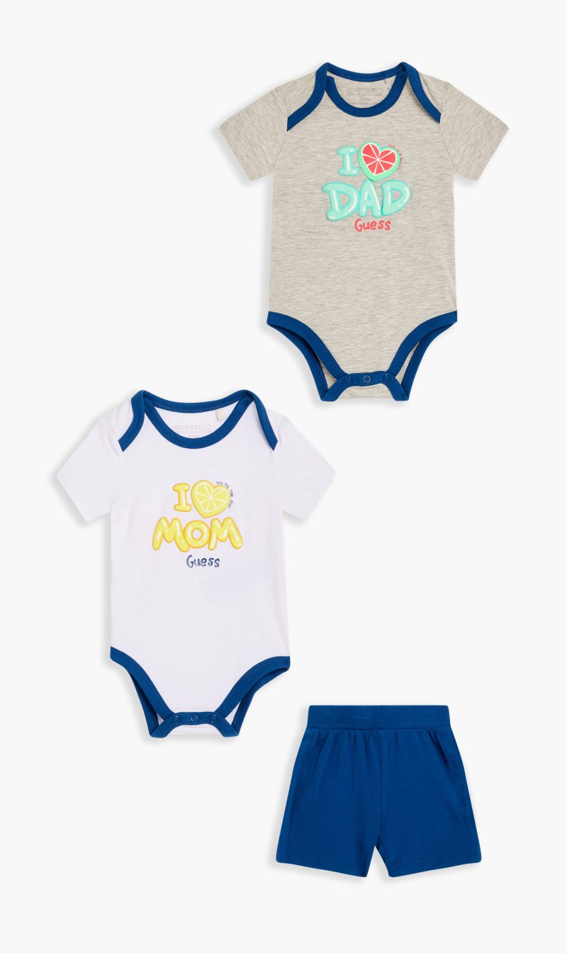 

Guess Grey 2 Pcs Body Shorts Set for Girls | The Deal Outlet