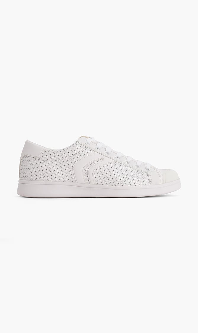 

Geox Warrens Leather Perforated Sneakers