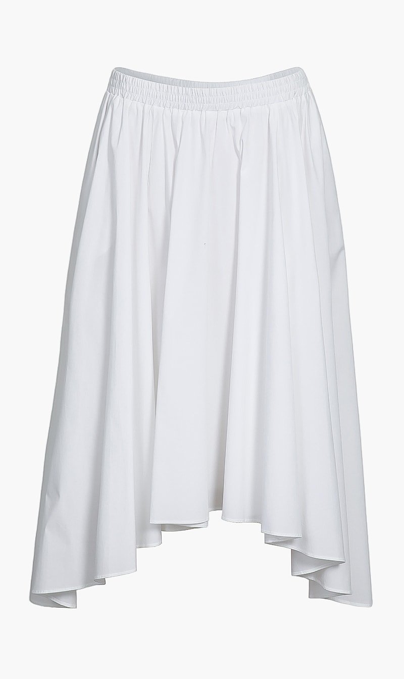 

Michael Kors White Solid Elasticated Skirt for Women | The Deal Outlet