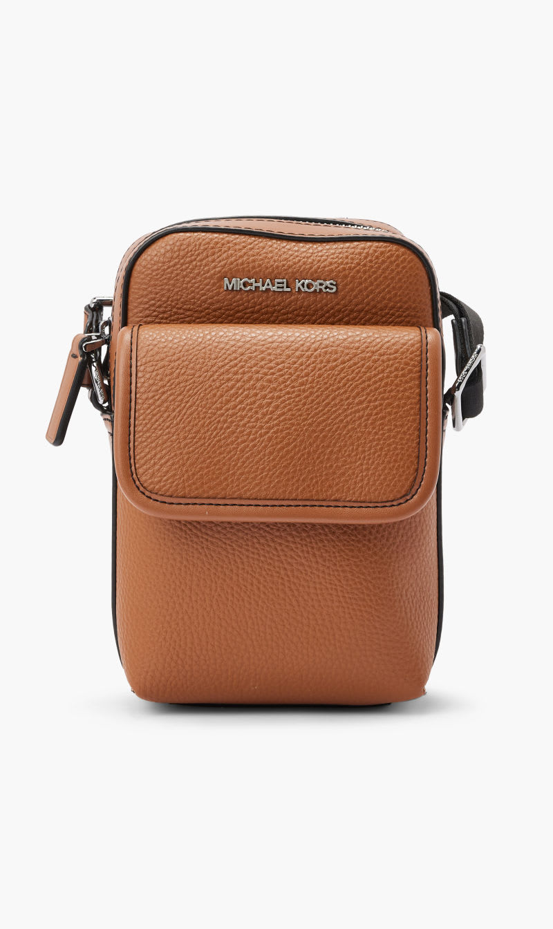 

Michael Kors Brown Cooper Vertical Pouch Xbody for Men | The Deal Outlet