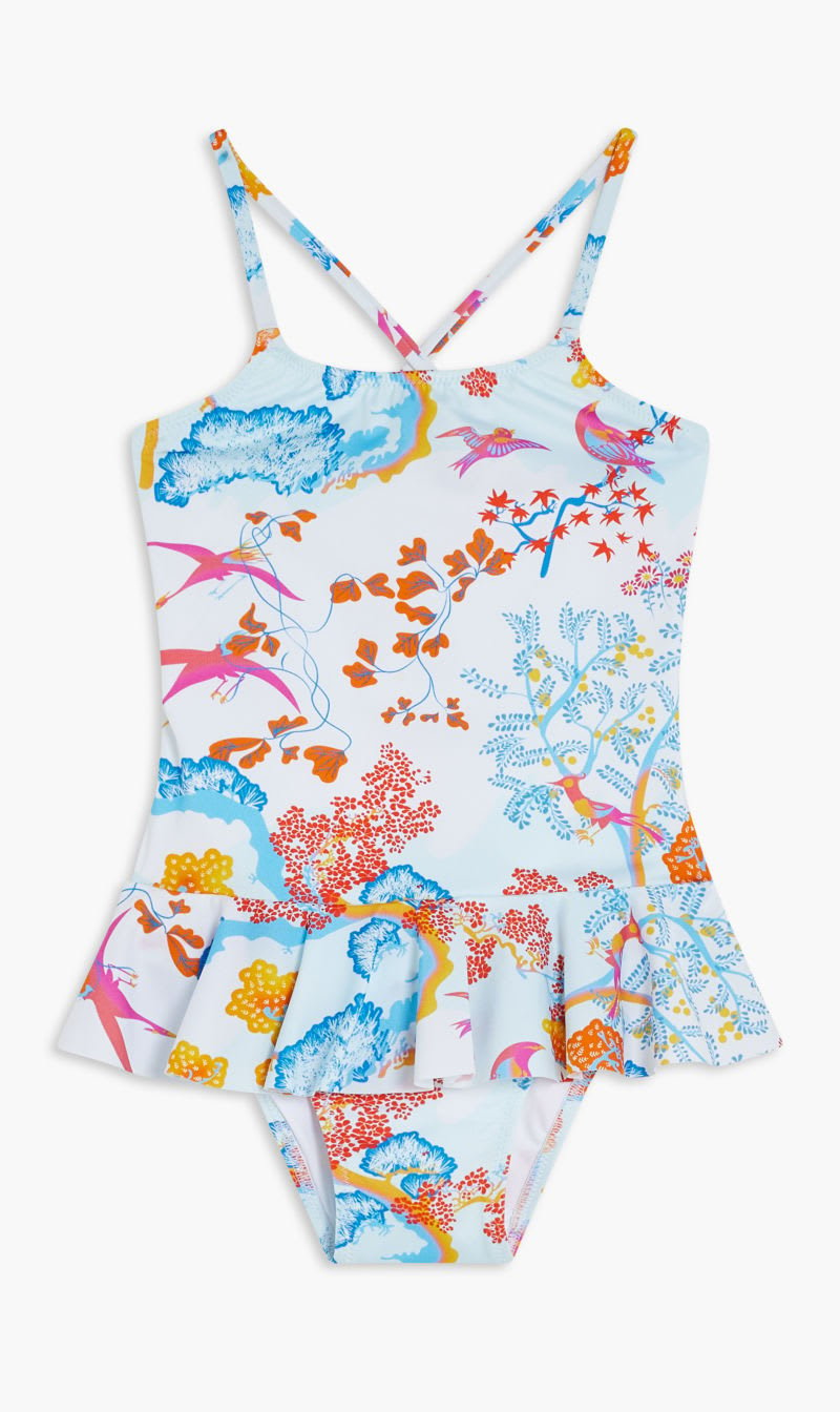 

Vilebrequin White Grilly Hs23 Maillot De Bain for Girls | The Deal Outlet