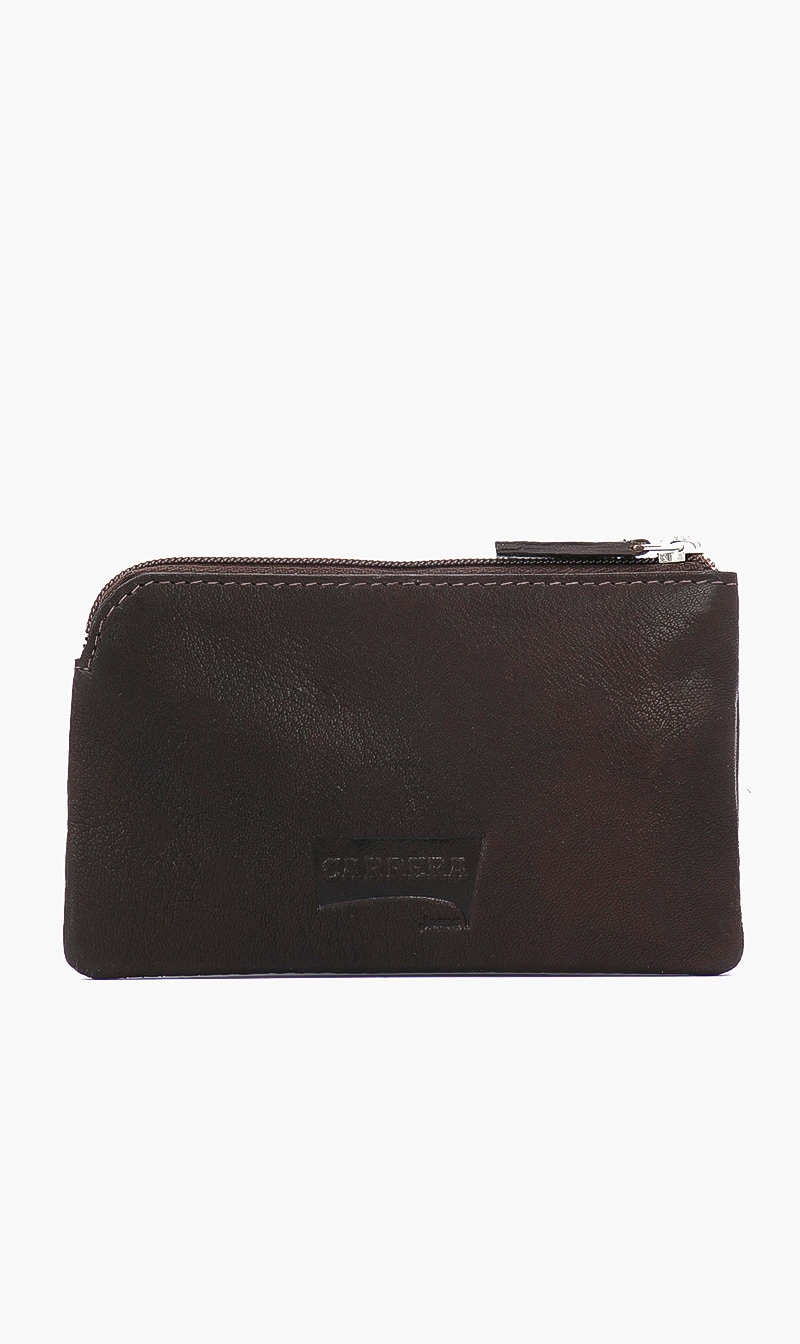 

Embossed Metal Logo Wallet, Brown