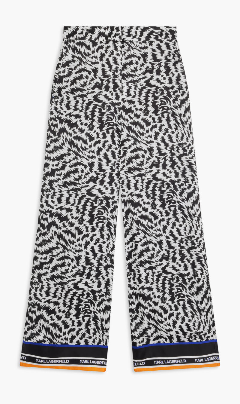 

Karl Lagerfeld Black Pj Wide Leg Pants for Women | The Deal Outlet