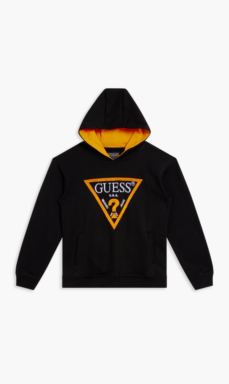 

Guess Black Hooded Active Top for Boys | The Deal Outlet