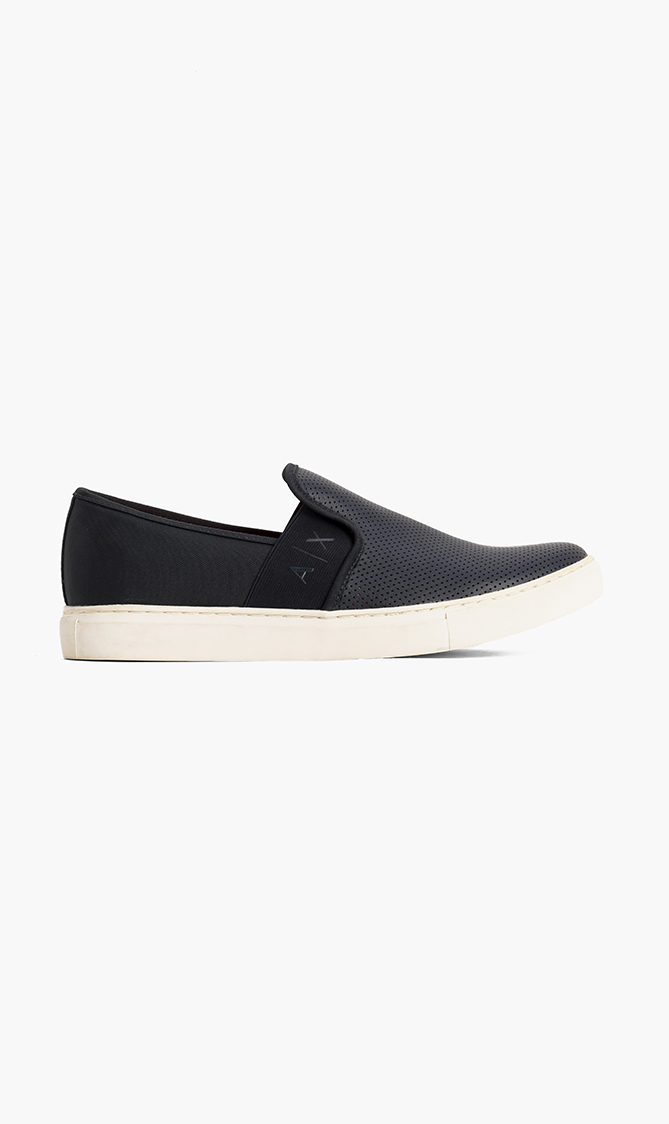 

Emporio Armani Perforated Slip-on Sneakers