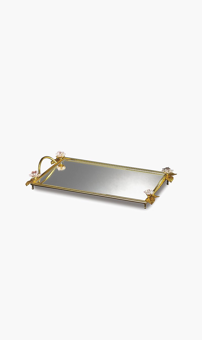 

Marie-antoinette Rectangular Tray, Gold