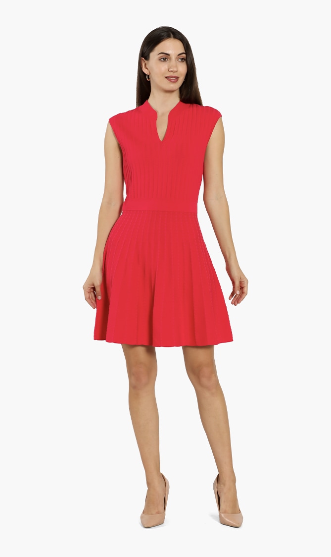 

Ted Baker Sharnn Stitch Detail Skater Dress