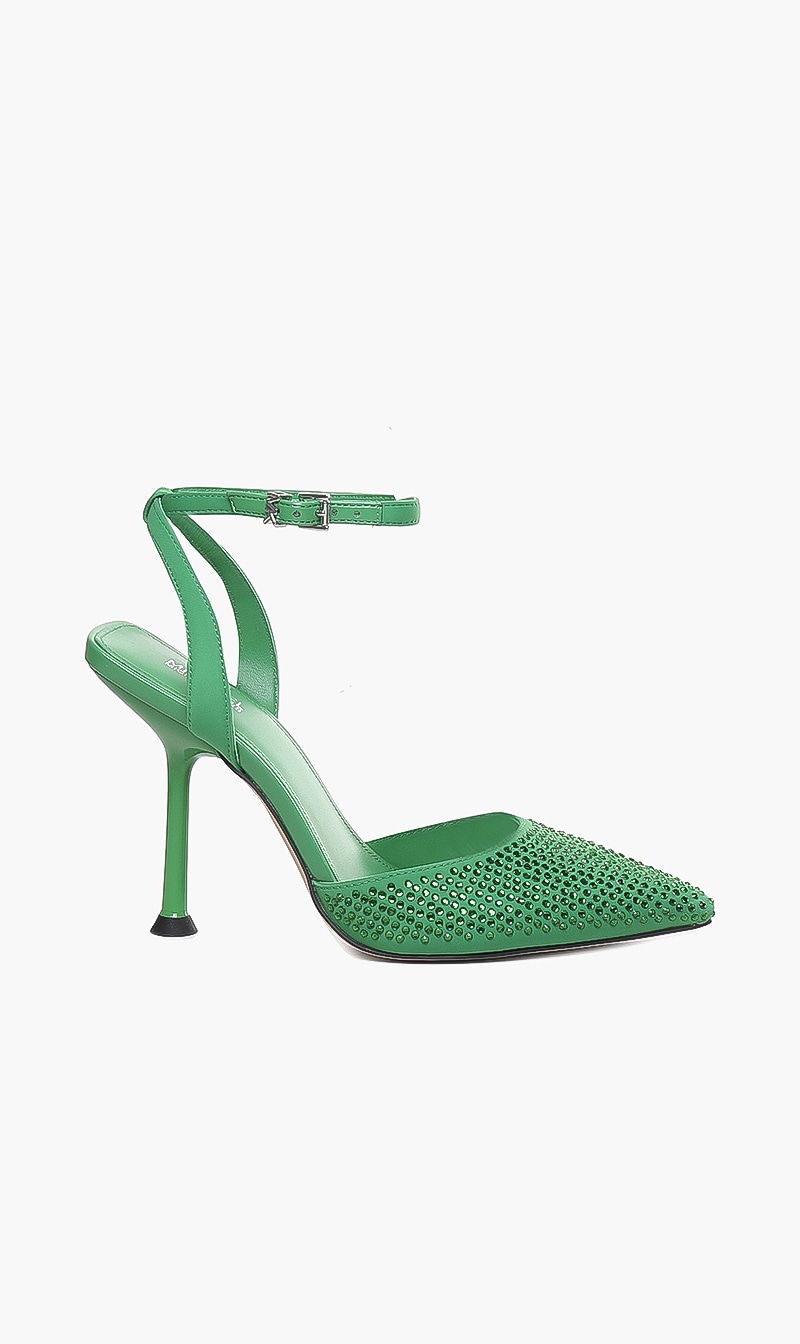 

Michael Kors Green Imani Pump for Women | The Deal Outlet