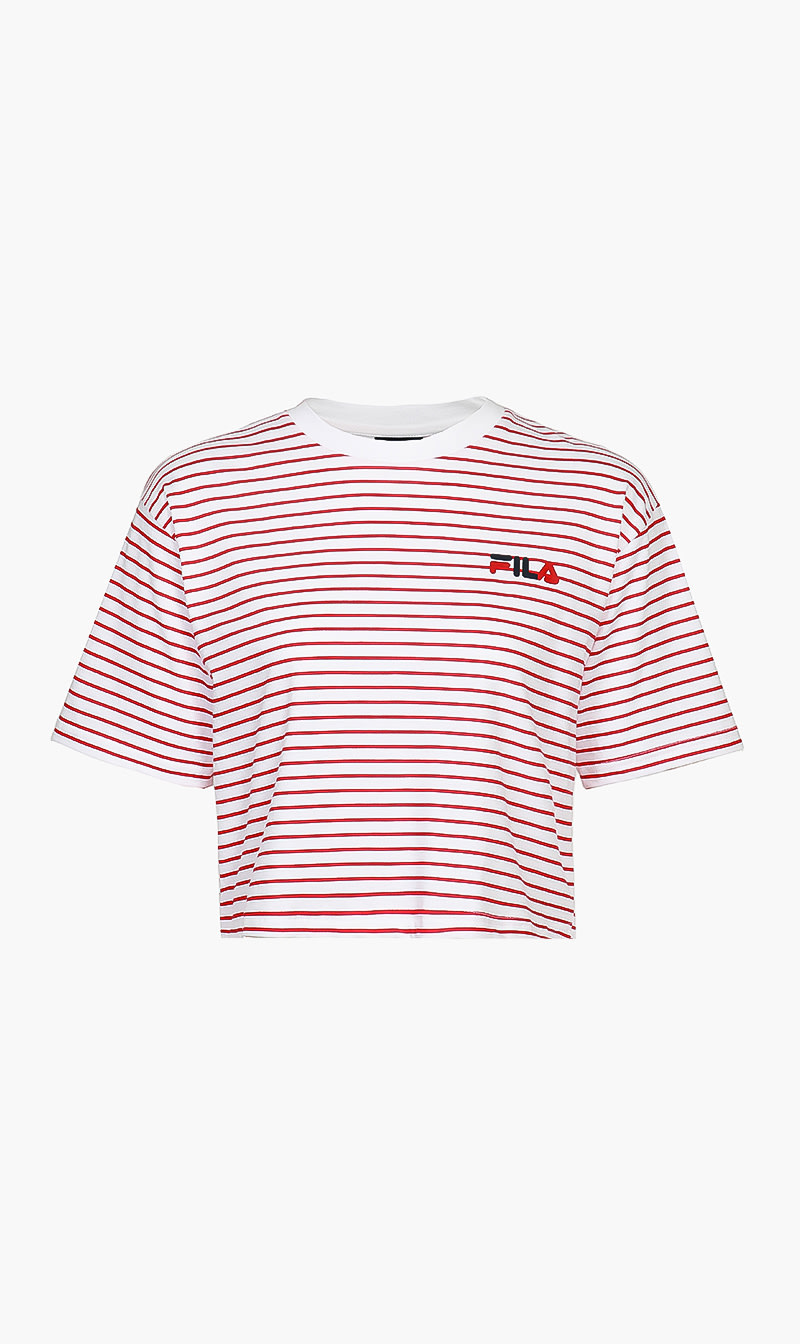 

Nixie Stripped Tshirt, Red