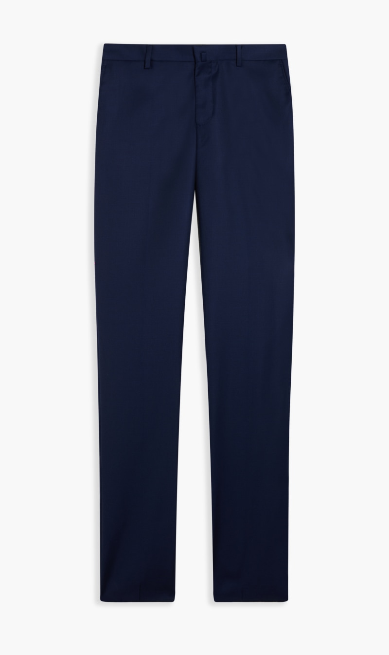 

Hackett London Blue Plain Wool Twill Trouser for Men | The Deal Outlet