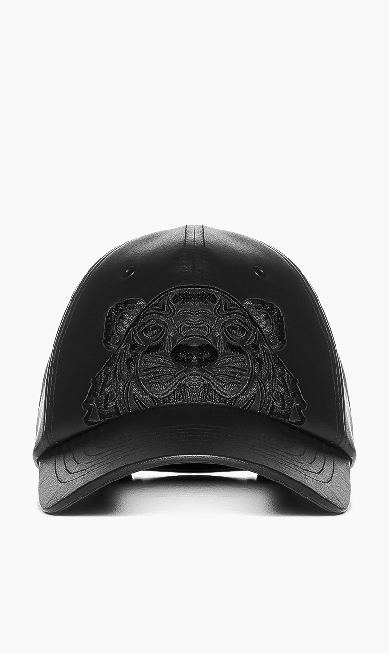 

Leather Tiger Branding Cap