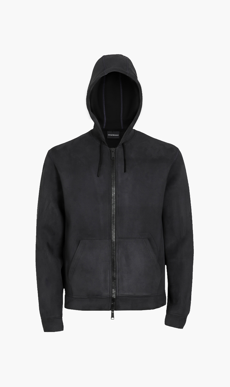 

Emporio Armani Hooded Plain Jacket