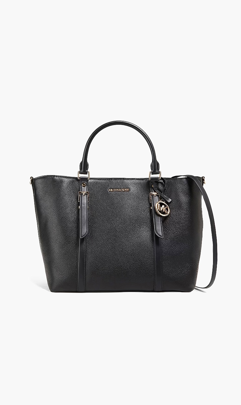 

Michael Kors Black Classic Logo Tote Bag for Women | The Deal Outlet