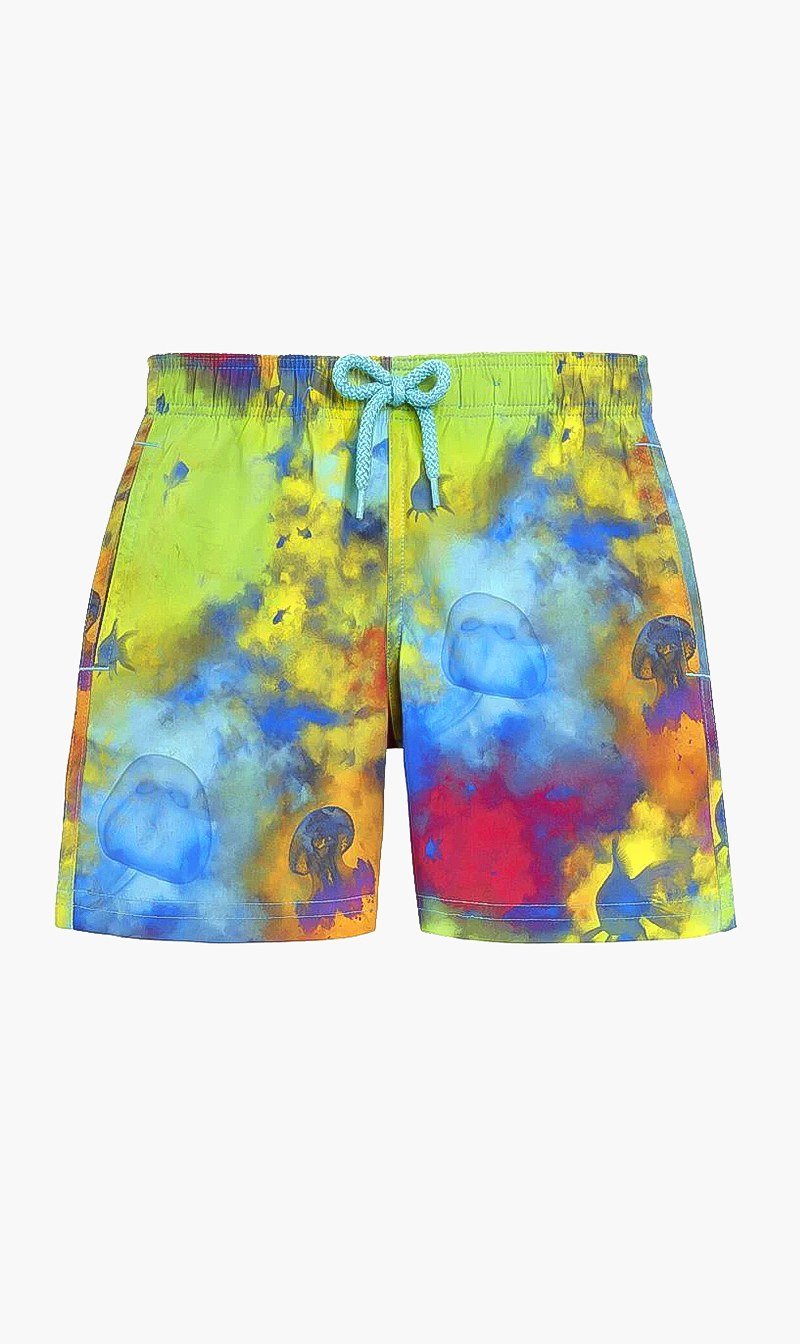 

Fish Print Swimwear, Multi-color