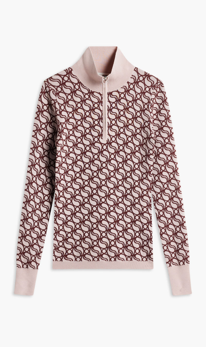 

Stella Mc Cartney Pink S Wave All Over Knit Jumper for Women | The Deal Outlet