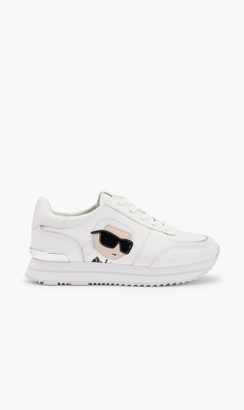 

Karl Lagerfeld White Velocita Ii Karl Nft Lo Lace for Women | The Deal Outlet