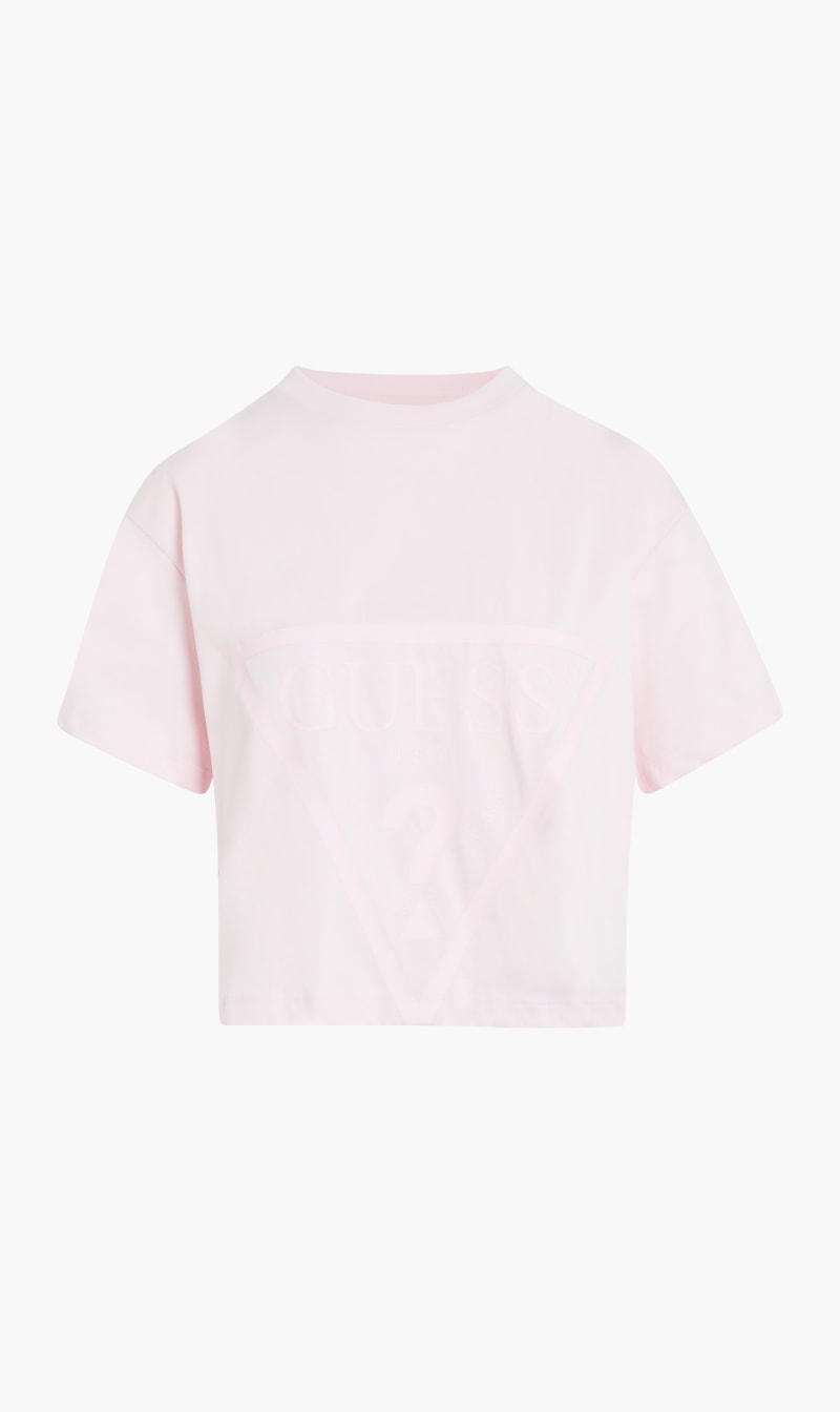 

Guess Pink Adele Crop T-shirt for Women | The Deal Outlet