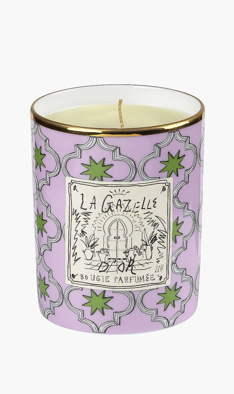 

Designer Scented Candle La Gazelle D'or - Regular, Pink