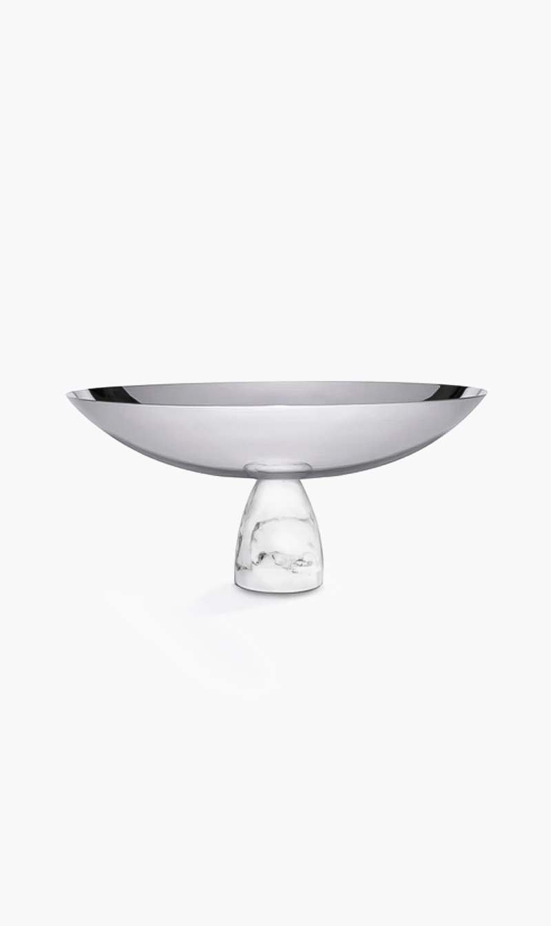 

Anna Coluna Carrara Marble And Silver Fruit Bowl