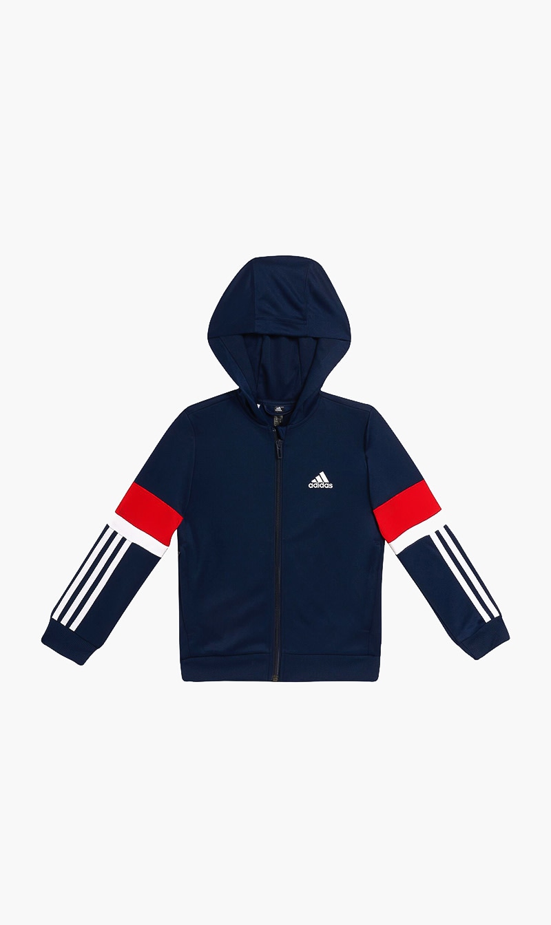 

Adidas Blue 3 Stripes Hoodie for Boys | The Deal Outlet