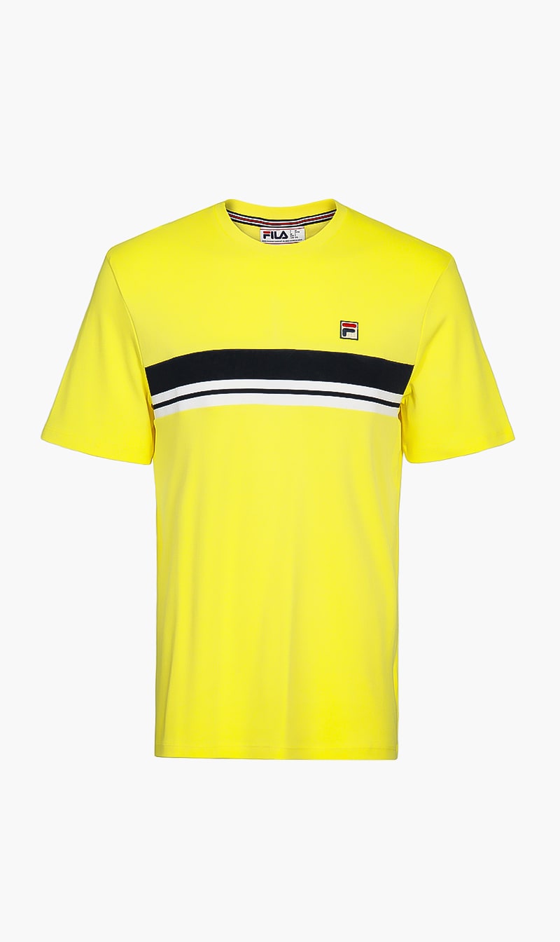 

Fila Yellow Cooper Cut And Sew Tee for Men | The Deal Outlet