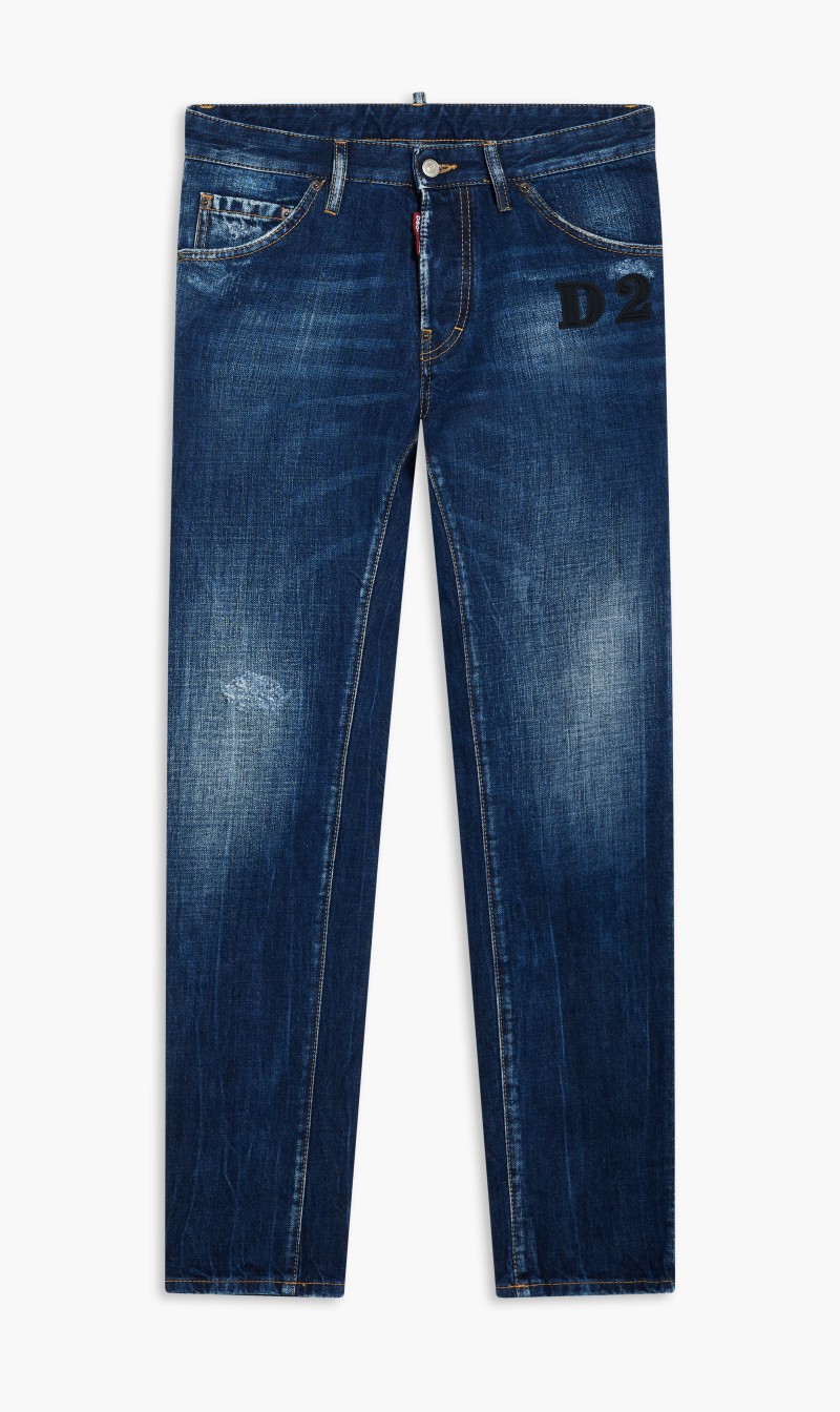 

Dsquared2 Blue Retro 5 Pocket Pants for Men | The Deal Outlet