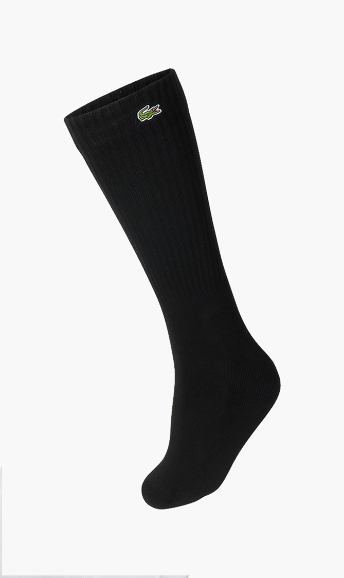 

Lacoste Sport Stretch High Tennis Socks, Black