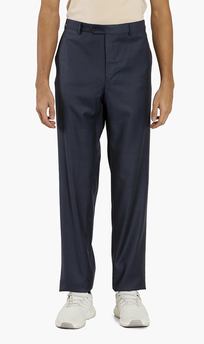 

Pal Zileri Blue Plain Wool Trouser for Men | The Deal Outlet