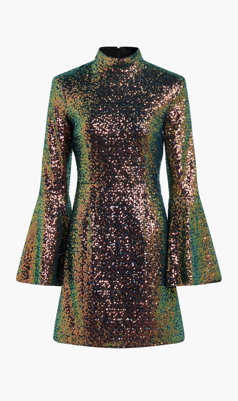 

Karl Lagerfeld Multi-color Sequin Mini Dress for Women | The Deal Outlet