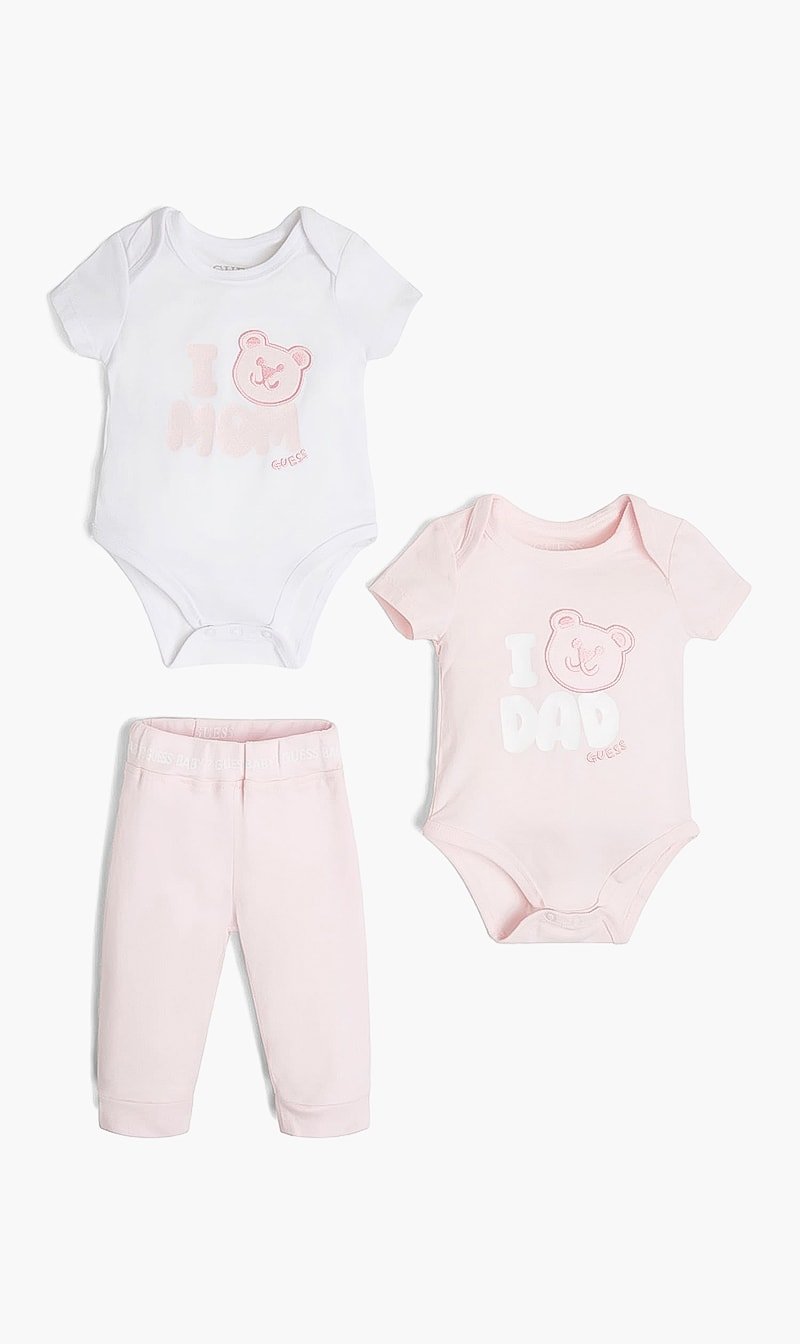 

Teddy Bear 3pc Set, Pink