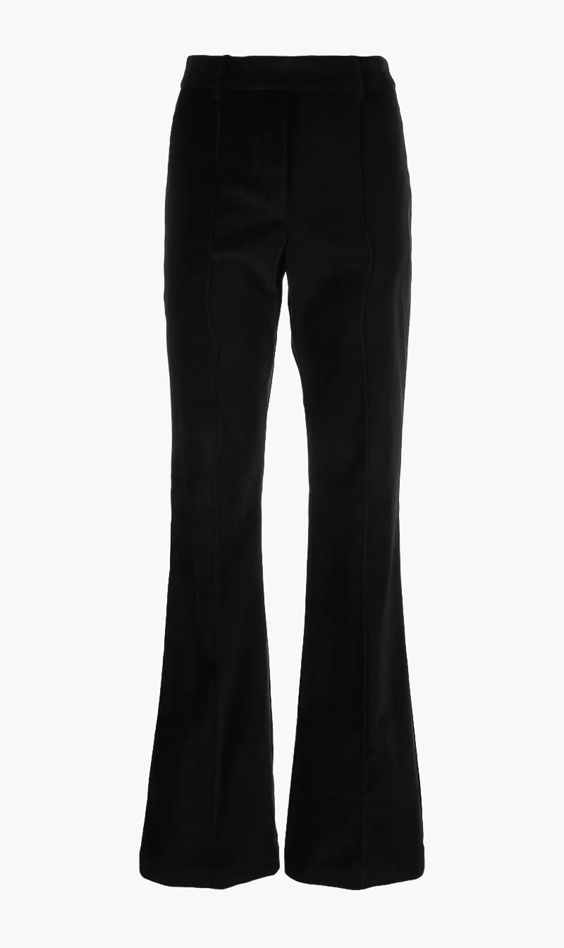 

Michael kors stretch velvet bootcut pants | the deal outlet, Black