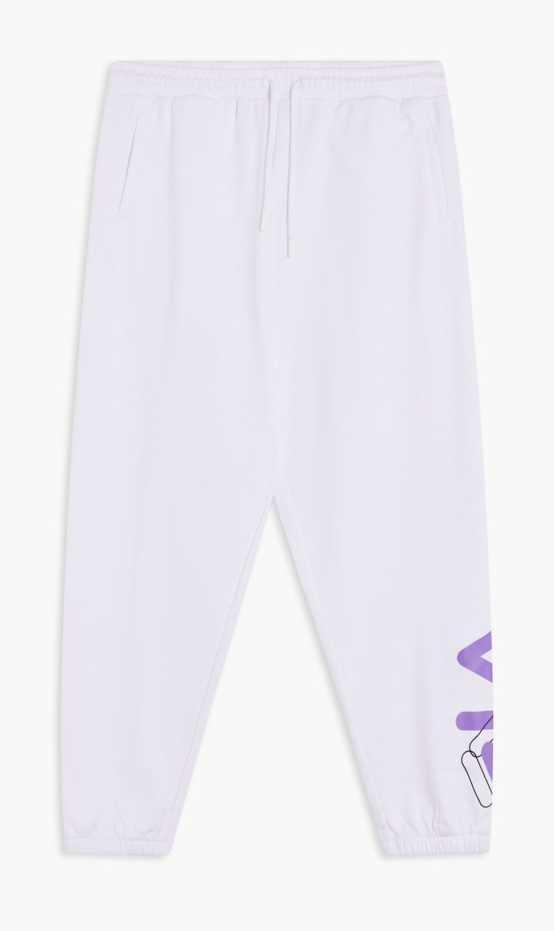 

Fila White Carlotta Designer Jogger for Women | The Deal Outlet