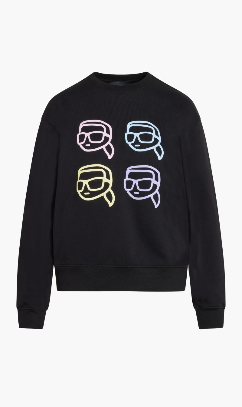 

Karl Lagerfeld Black Ikonik 20 Outline Sweatshirt for Women | The Deal Outlet